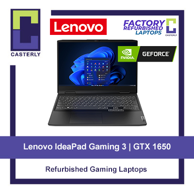 [Grade-A Refurbished] Lenovo IdeaPad Gaming 3 | AMD R5-5600H | 8GB Ram | 512GB SSD | GTX 1650